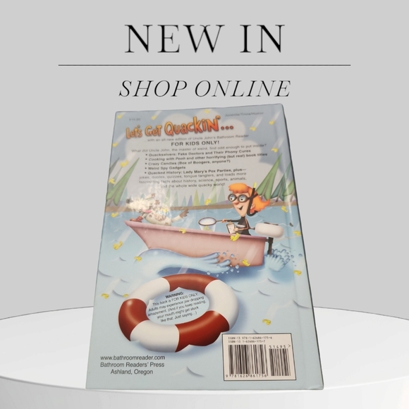 "Uncle John's Totally Quacked" Hardcover Kids Humor/Puzzle/Trivia Book NWT - Picture 3 of 4